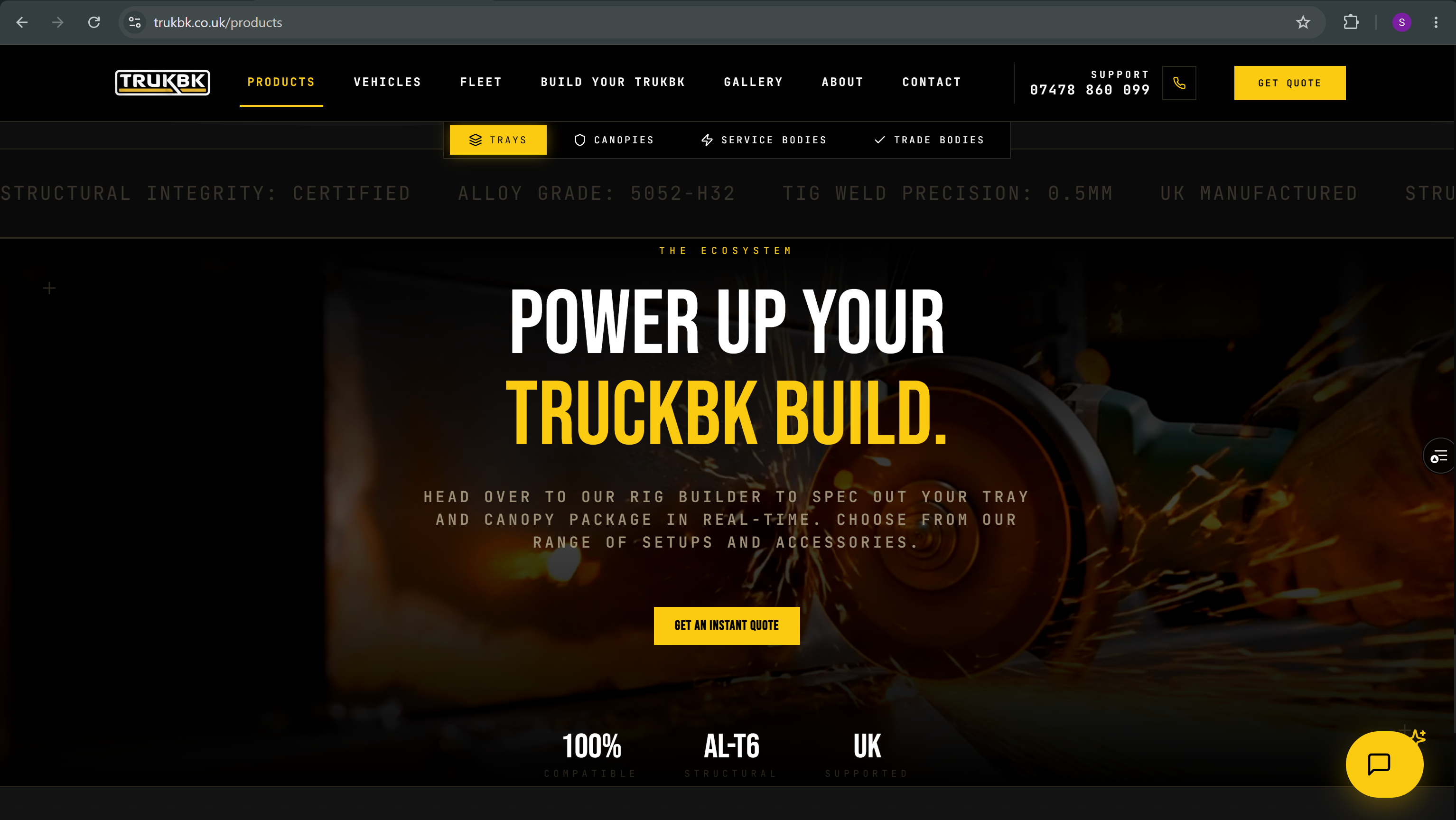 TRUKBK feature